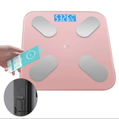 Smart Body Fat Scale Wireless Digital Bathroom Scale Bluetooth Electronic Weight Scale with Smartphone App