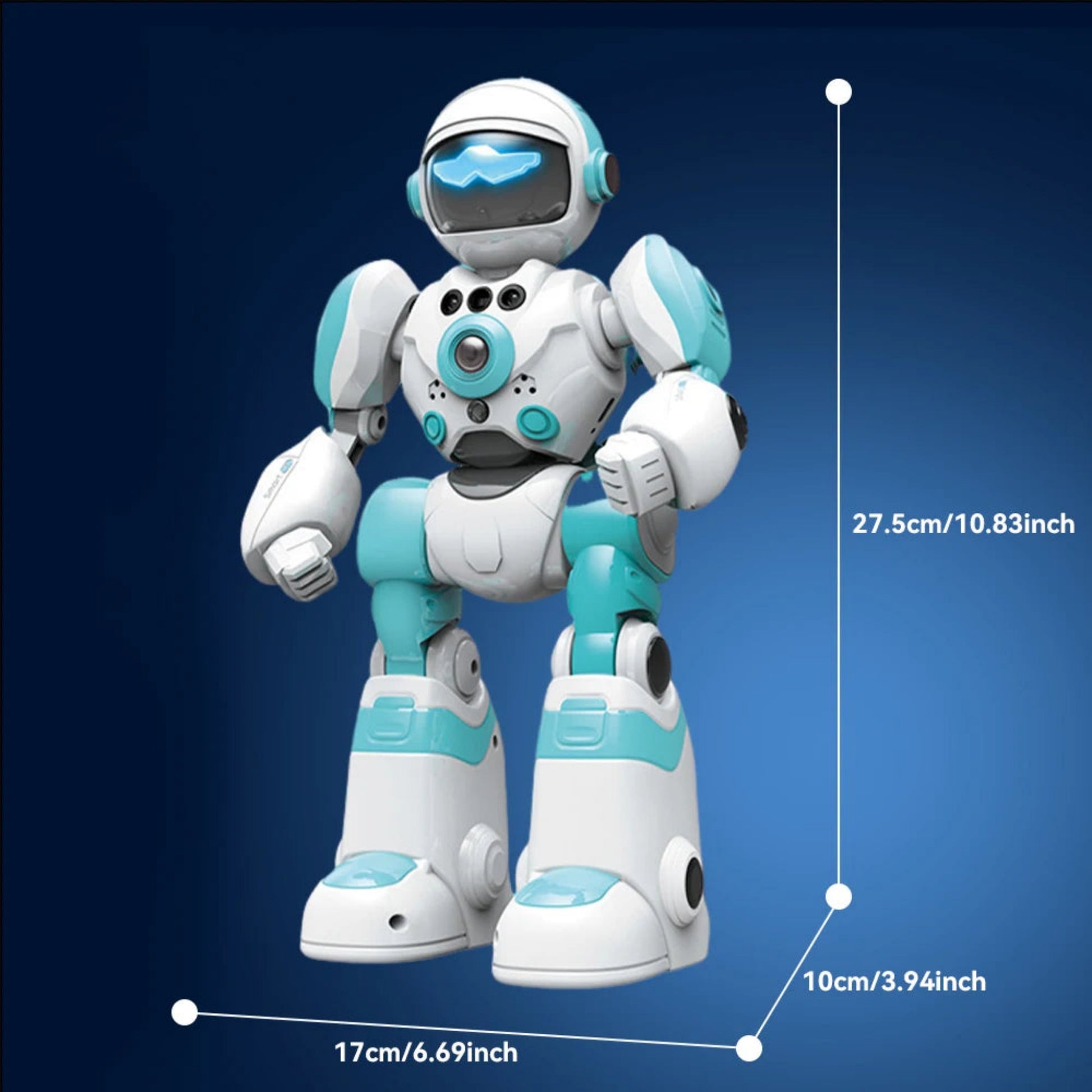 Electric Toy Robot Model Remote Control Music Dancing Gesture Control Intelligent Voice Robot for Boys and Girls Gift