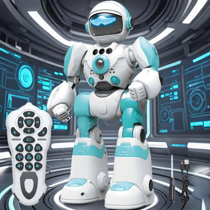 Electric Toy Robot Model Remote Control Music Dancing Gesture Control Intelligent Voice Robot for Boys and Girls Gift