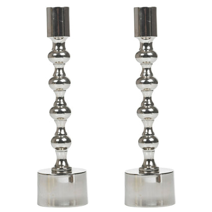 Modern Gold Silver Metal Candlesticks Wedding Table Candle Stick Dinner Holders