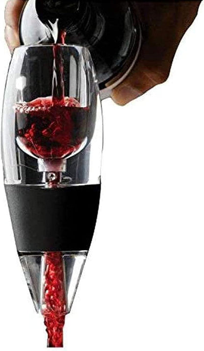 Wine Decanter Aerator Breather with Base Acrylic Wine Breather Wine Gift Set Magic Decanter Red Wine Aerator & Stand