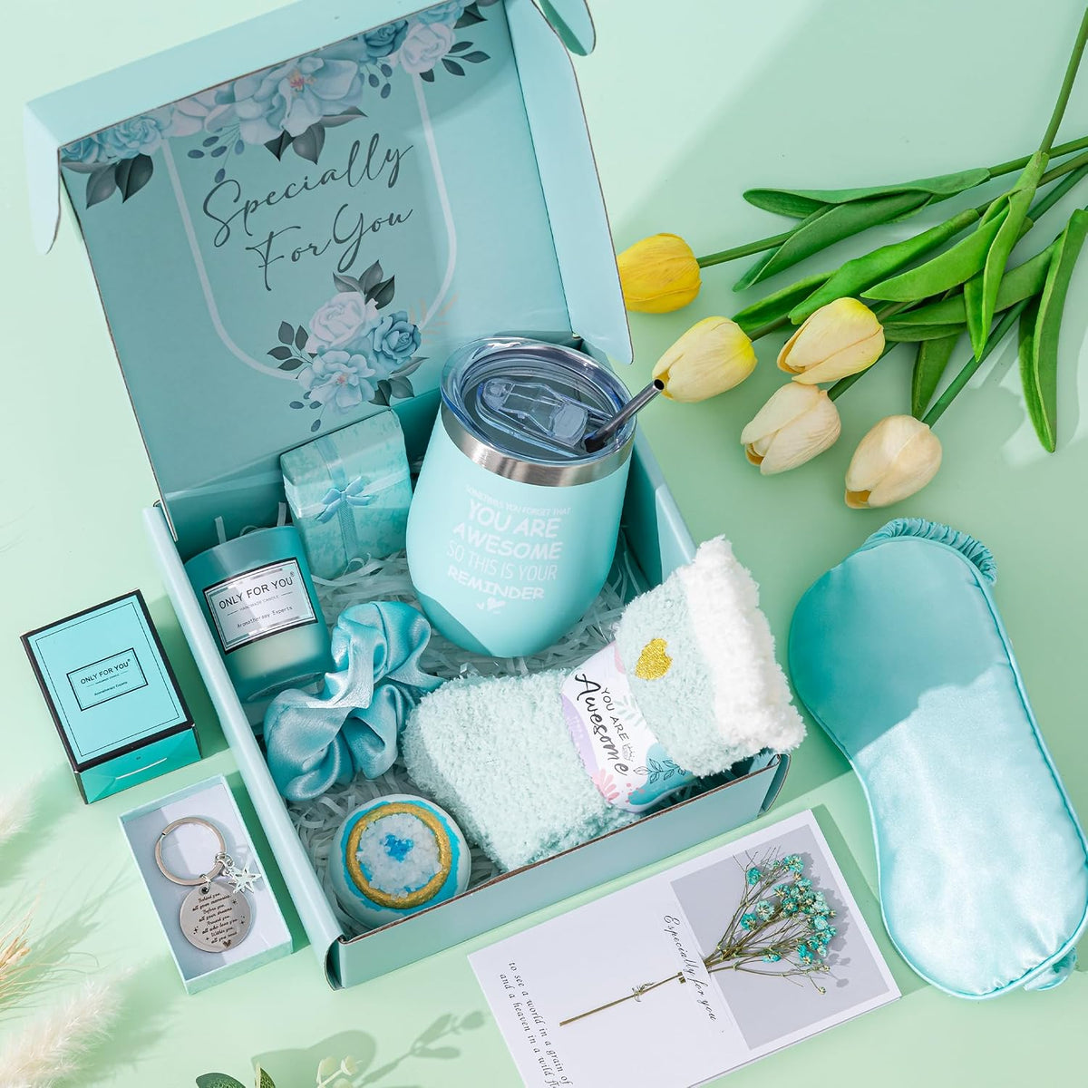 Gifts for Women,Birthday Hampers Pamper for Her,Self Care Package Set Gift