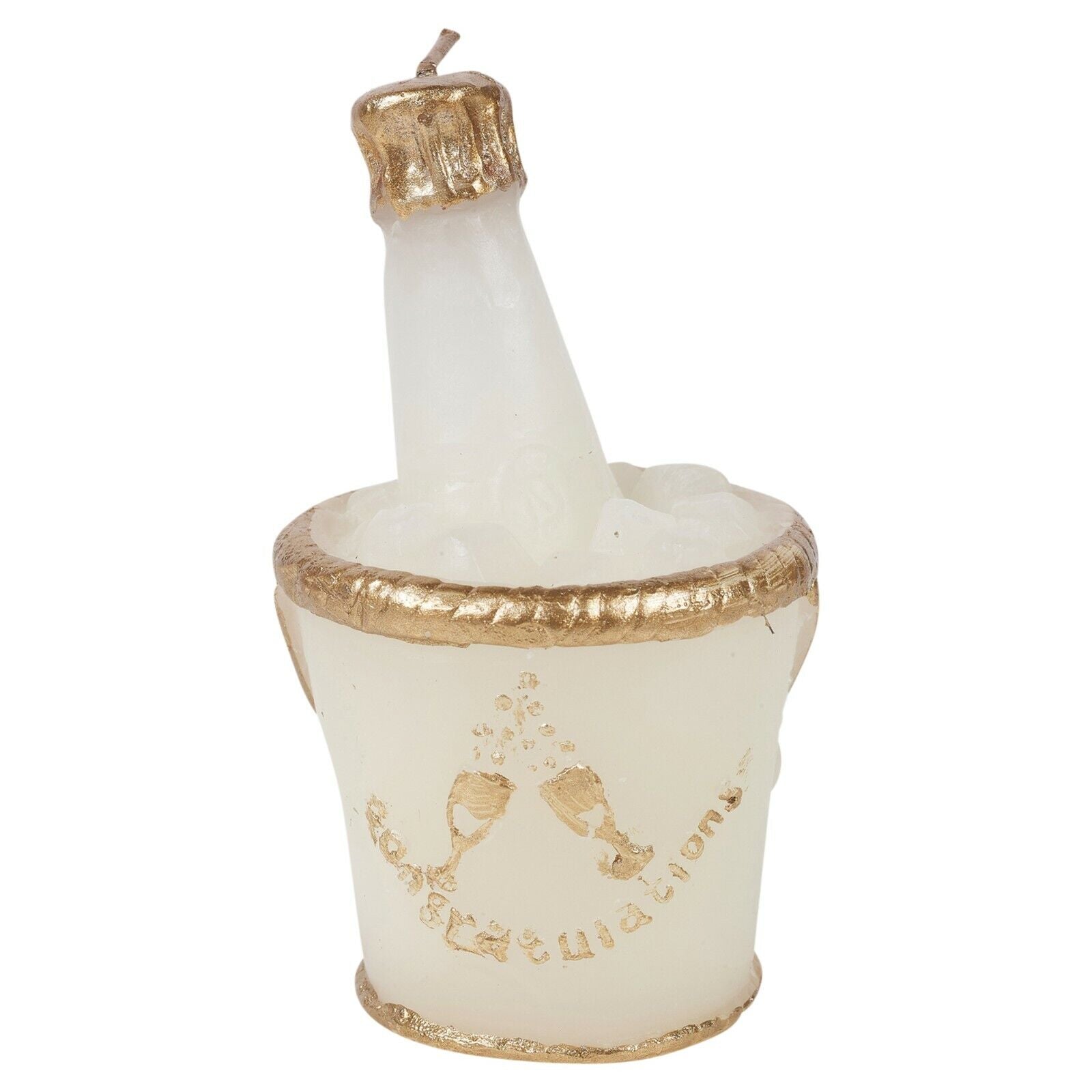 12 Wedding Candles Champagne Bowl Bottle Design Novelty Table Centrepiece Decor