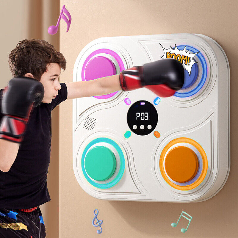 Smart Punching Boxing Electronic Music Machine Home Training Bluetooth with LED.