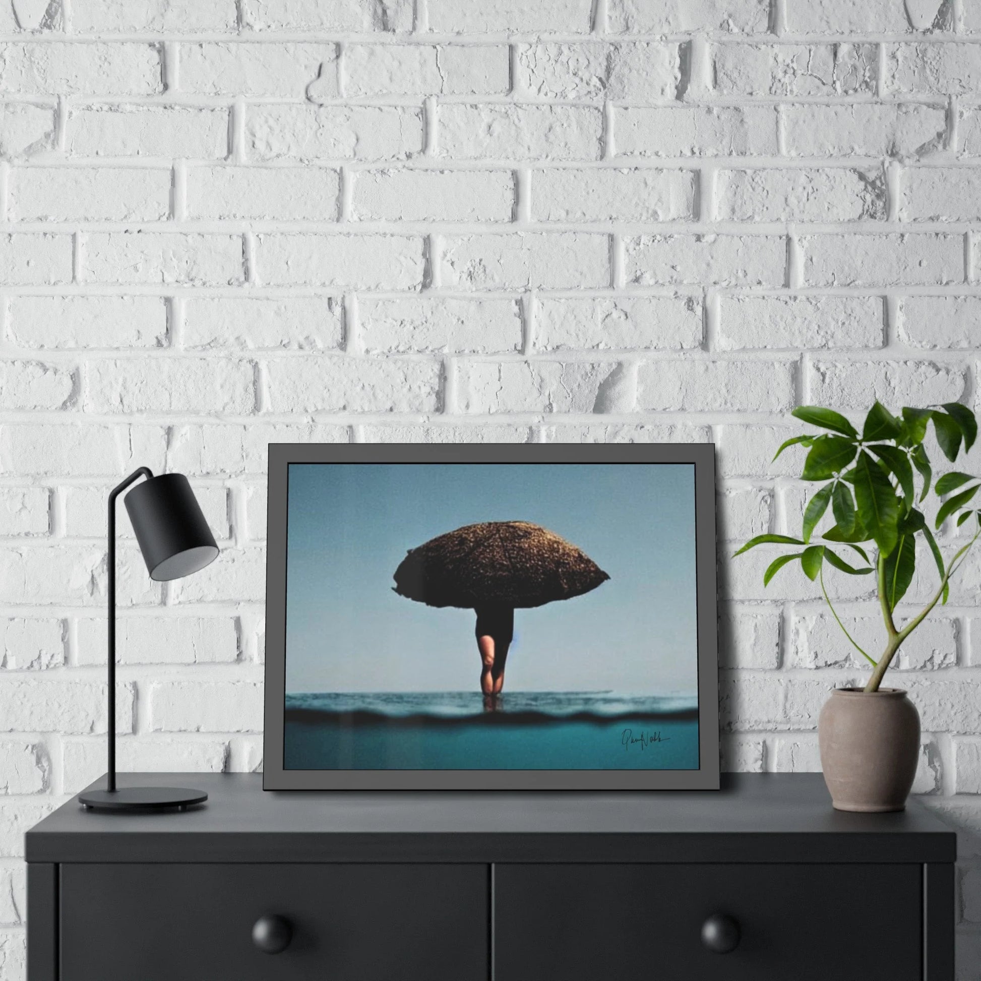 SEA Fine Art Photography Prints with Frames - Minimal by Queennoble