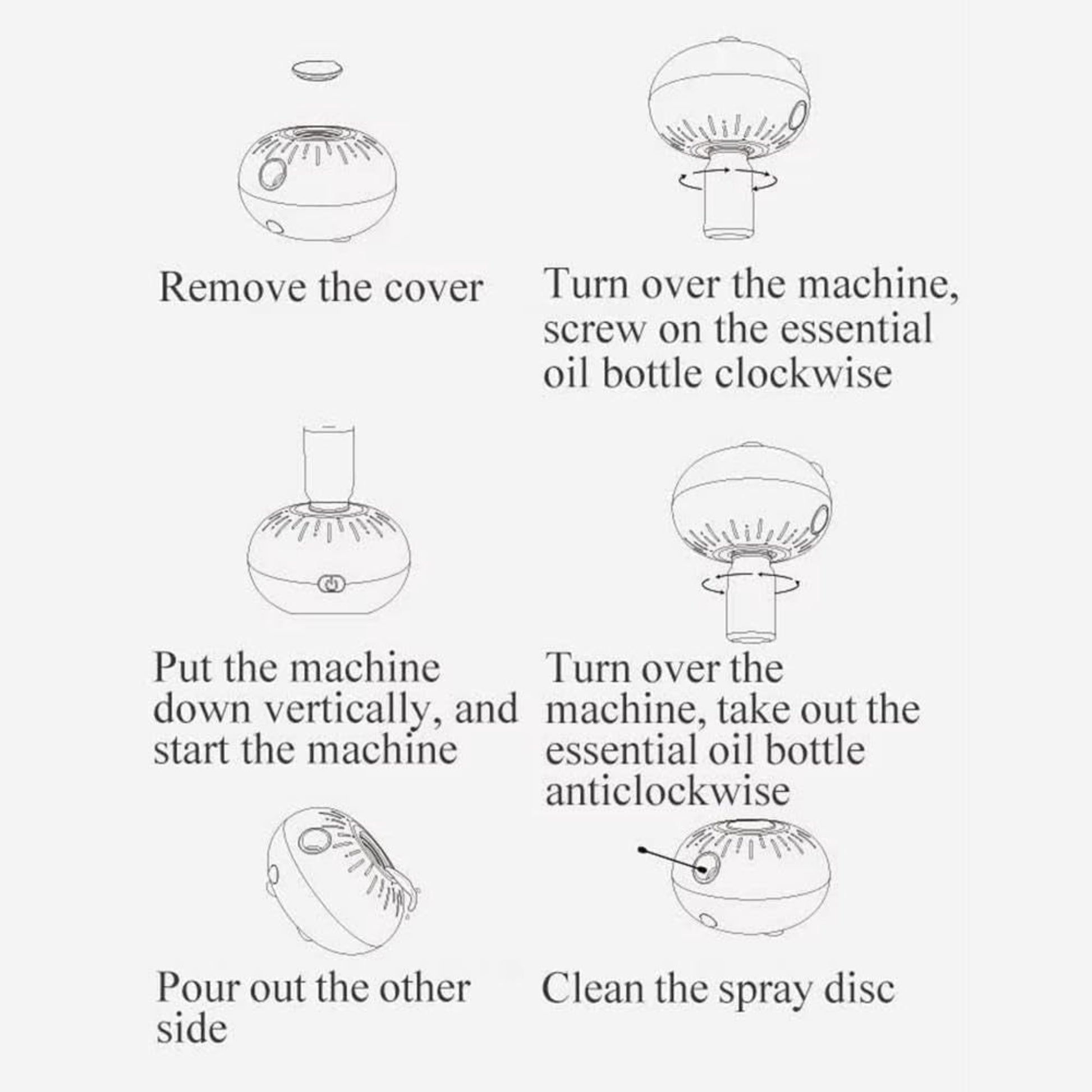 New Mini Essential Oil Aromatherapy Machine Charging Induction Mounted Fragrance Sprayin Intelligent J2C4 Automatic Car Diffuser
