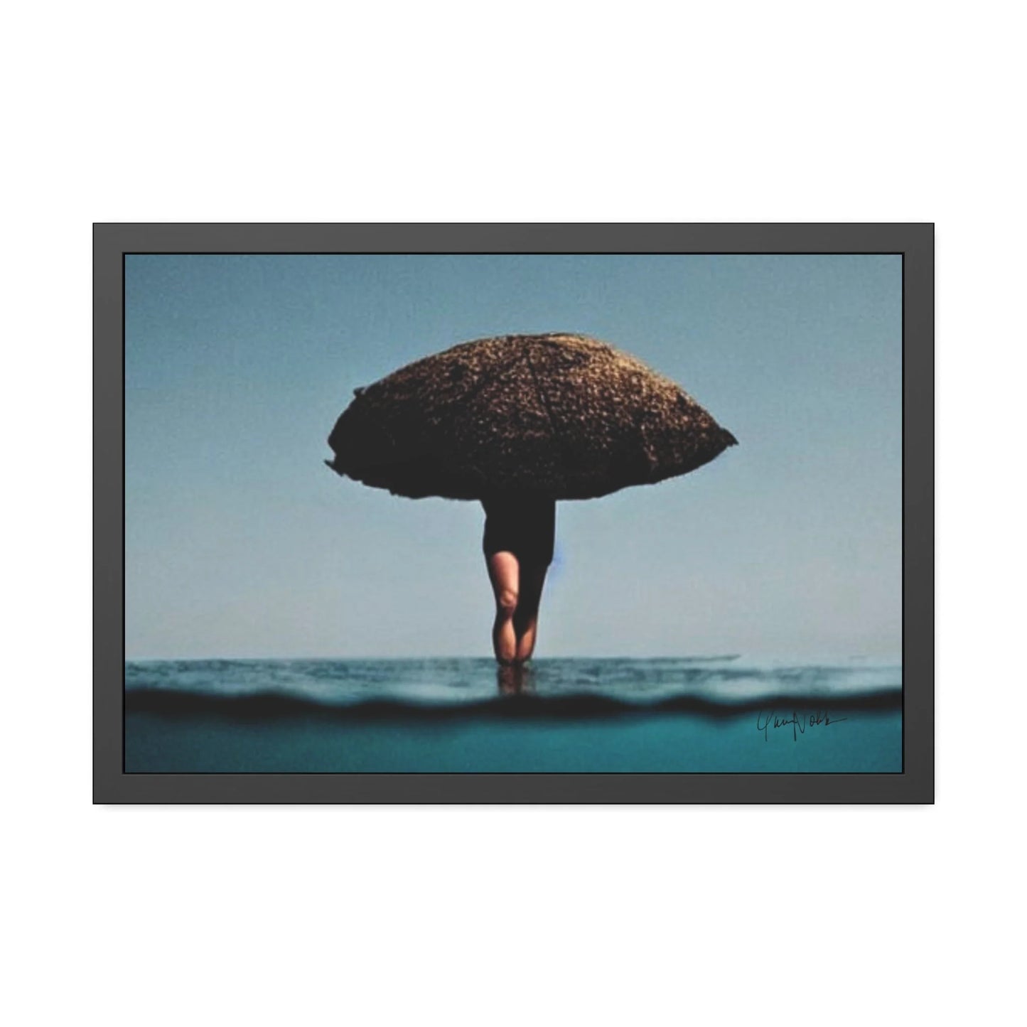 SEA Fine Art Photography Prints with Frames - Minimal by Queennoble