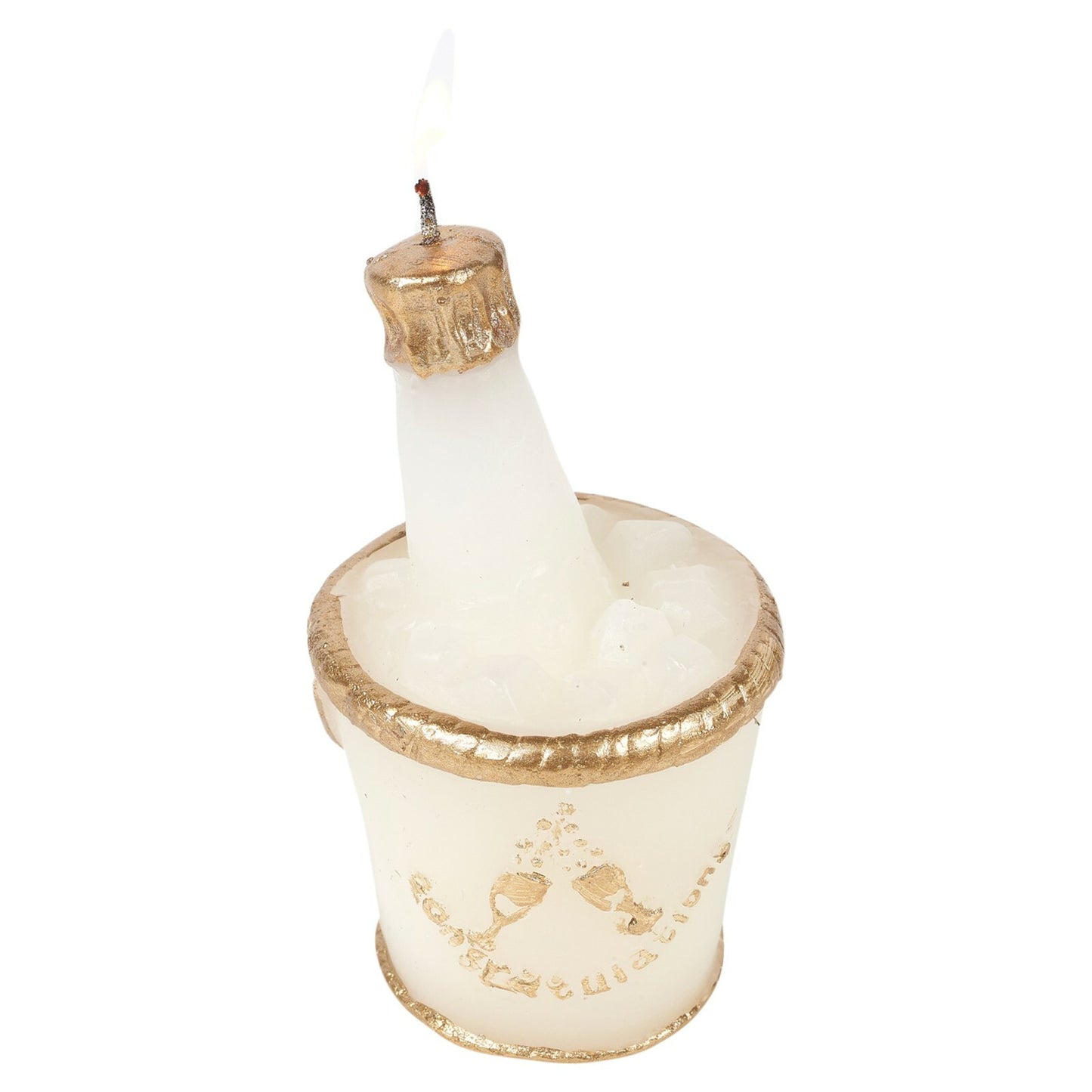12 Wedding Candles Champagne Bowl Bottle Design Novelty Table Centrepiece Decor