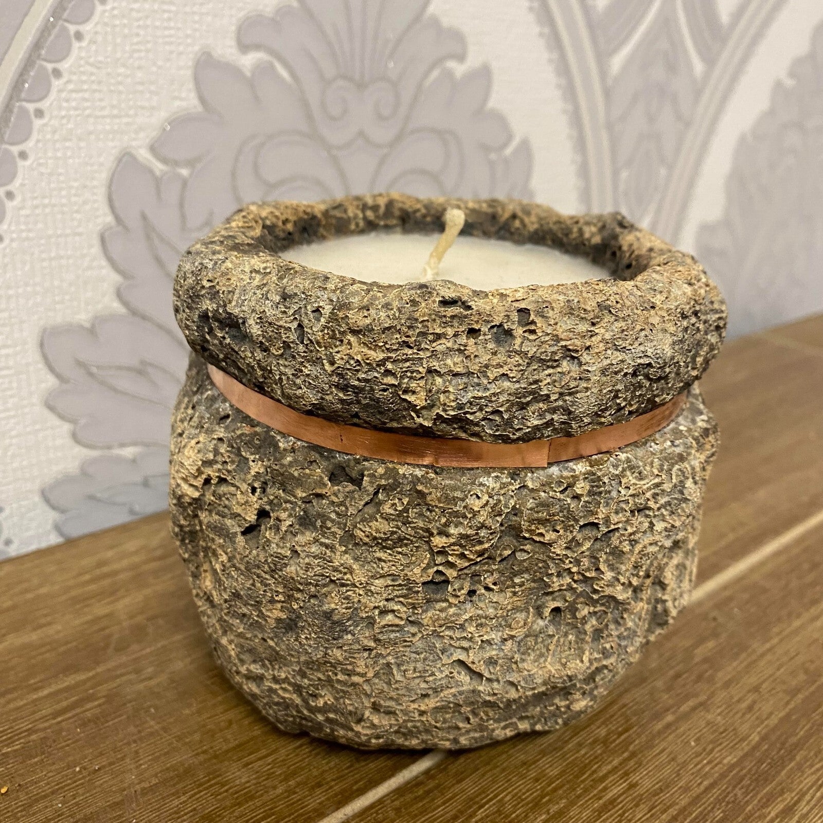 Garden Stone Tealight Candle Holder Statue Ornament Relax Meditate