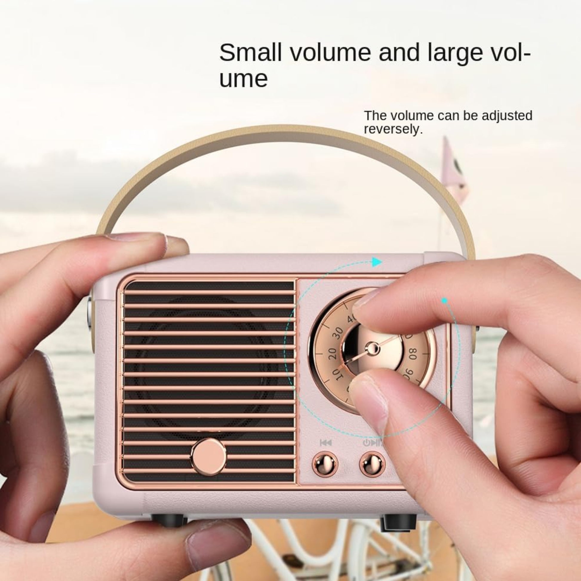 Retro Bluetooth Speaker HM11 Classical Retro Music Player Sound Stereo Portable Decoration Mini Speakers Travel Music Player